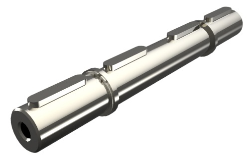 Dwustronny wałek wyjściowy przekładni CM050, niestandardowy